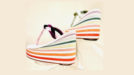 [Yotsuya Sanei]  De nouvelles couleurs estivales pour les Zori à talons hauts – ZORI Sadayakko