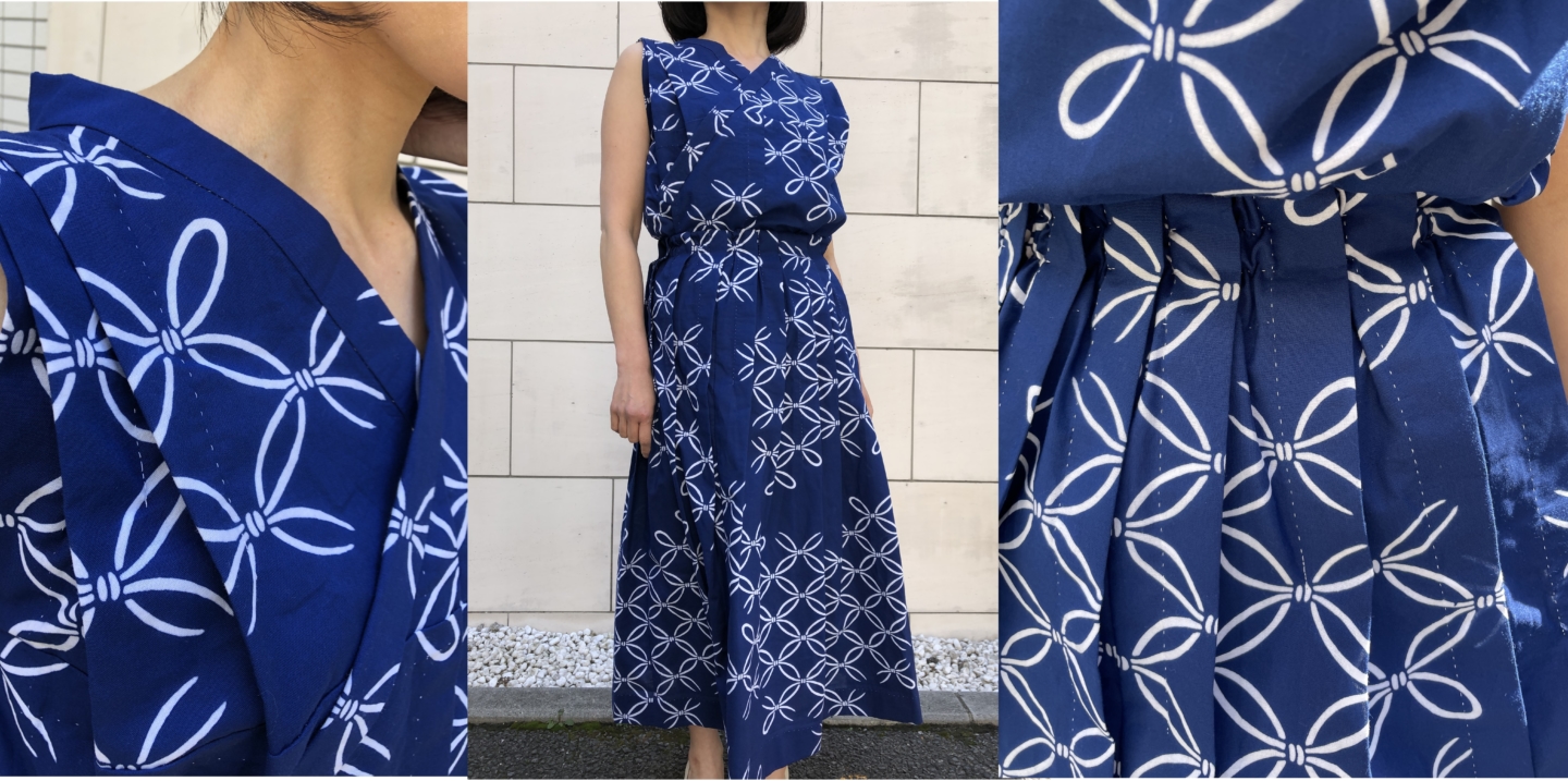 [Chikusen] dévoile des styles de yukata novateurs : le « chemisier yukata » et la « jupe plissée à point avant »