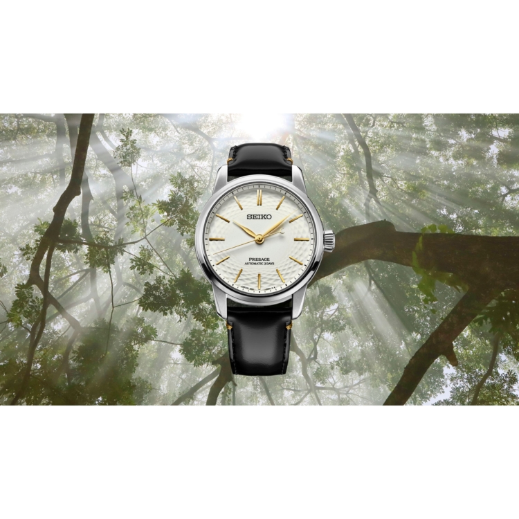 [Seiko] une édition limitée avec cadran en porcelaine d’Arita non émaillée à la finition mate élégante