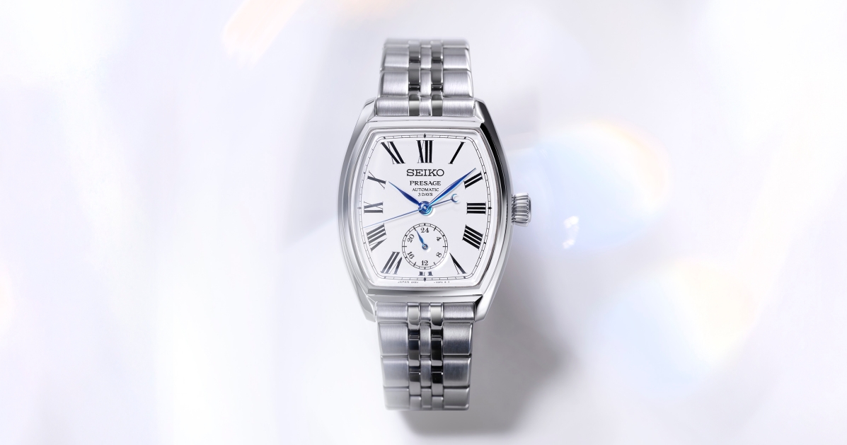 [Seiko] Une montre habillée de forme tonneau rejoint la série Seiko Presage à cadran en email
