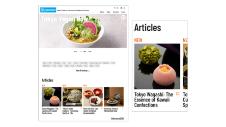 Projet Edo Tokyo Kirari : Présent sur GO TOKYO Gourmet, vitrine de l’attrait culinaire de Tokyo